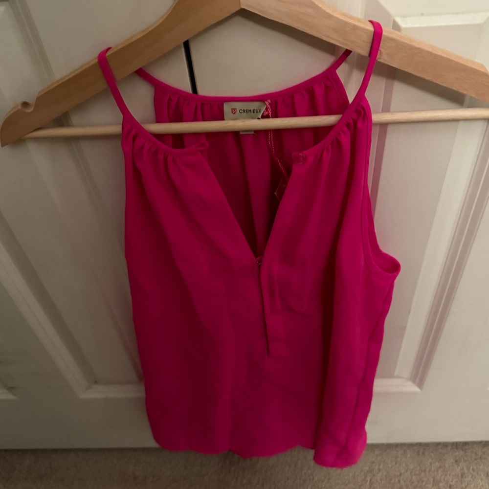 Cremeux hot pink top